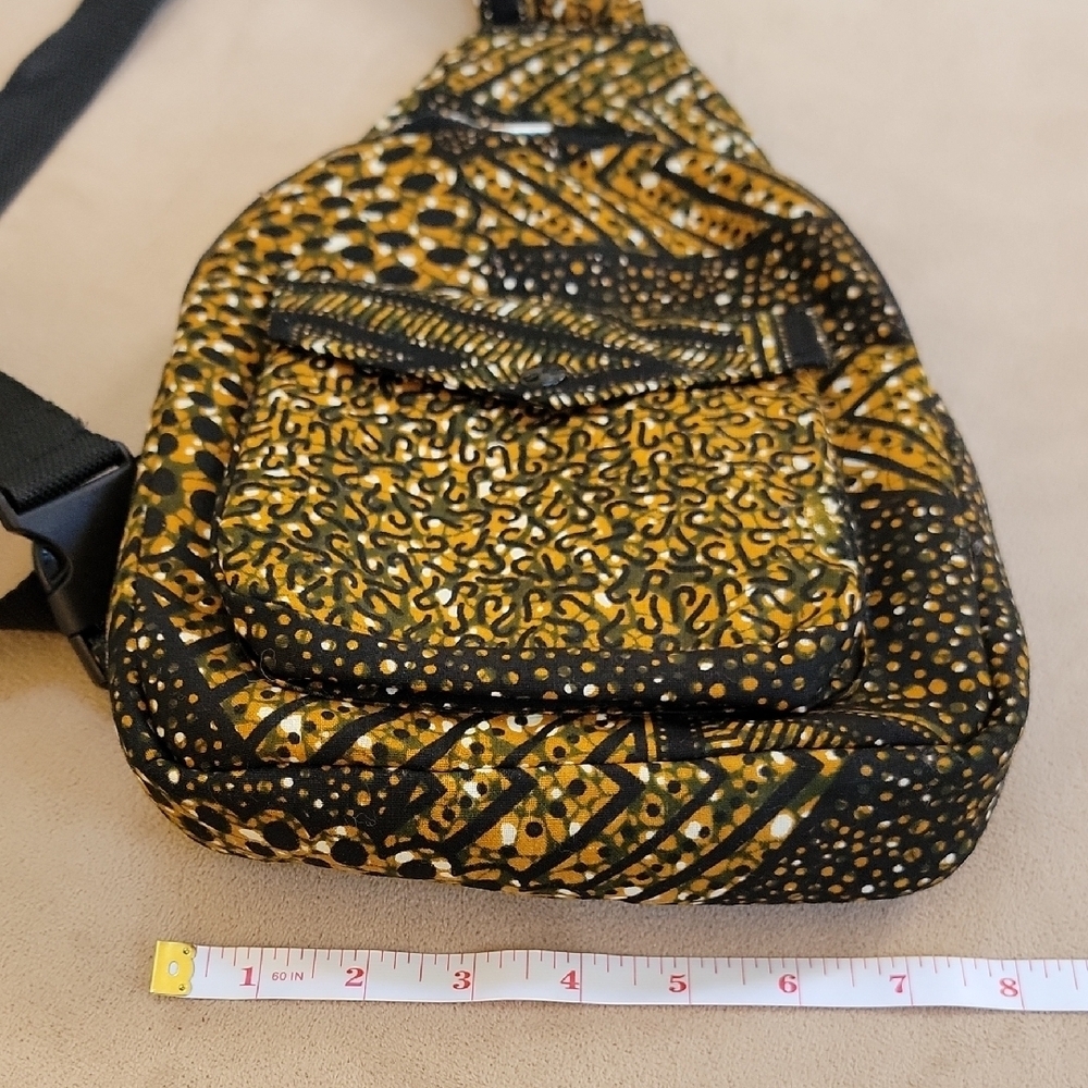 Patterned Sling Bag With Adjustable Strap - image 8